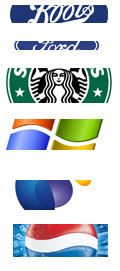 Snippets of logos