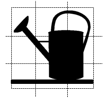 Watering can - puzzle